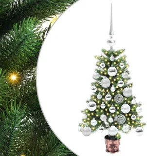 vidaXL kerstboom met standaard groen 65 cm PE