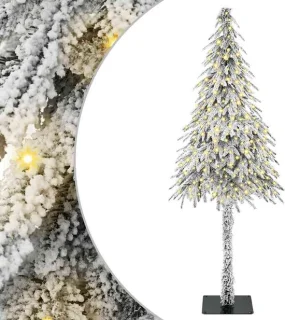 vidaXL kerstboom met standaard, wit, 180 cm, PE en staal