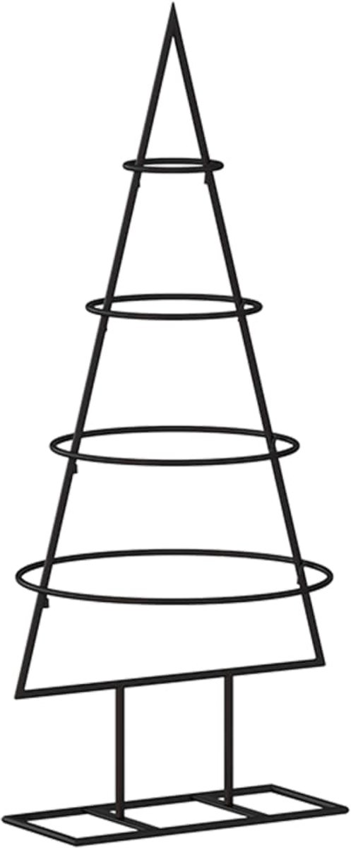 vidaXL Kerstboom metaal zwart 60 cm