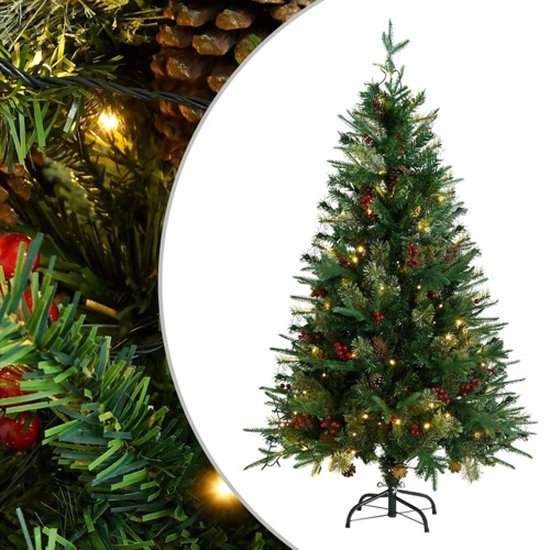vidaXL Kerstboom PVC PE 150 cm groen