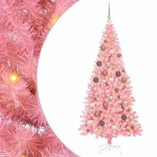 vidaXL kerstboom roze 180 cm