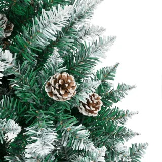 vidaXL Kerstboom smal 150 cm groen