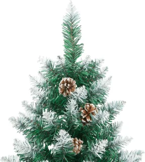 vidaXL Kerstboom smal 150 cm groen
