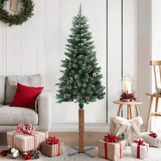 vidaXL Kerstboom smal 150 cm groen