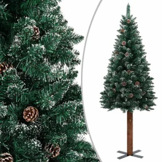 vidaXL Kerstboom smal 150 cm groen
