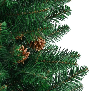 vidaXL Kerstboom smal 150 cm PVC groen