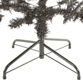 vidaXL Kerstboom Smal 210 cm Zwart