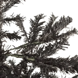 vidaXL Kerstboom Smal 210 cm Zwart