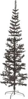 vidaXL Kerstboom smal 240 cm zwart