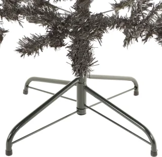 vidaXL Kerstboom smal 240 cm zwart