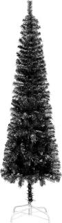 vidaXL Kerstboom smal 240 cm zwart