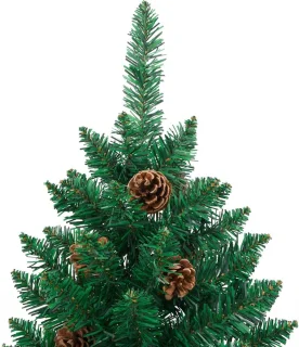 vidaXL Kerstboom smal PVC 210 cm groen