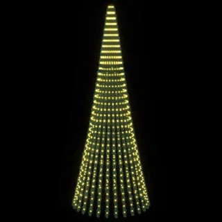 vidaXL kerstboom van 370 cm met ledverlichting