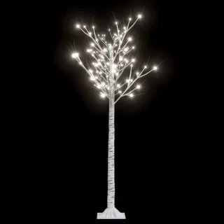 vidaXL Kerstboom wilg met 156 koudwitte LED's 1,5 m