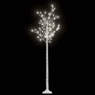 vidaXL kerstboom wilg met 200 koudwitte LED's 1,8 m