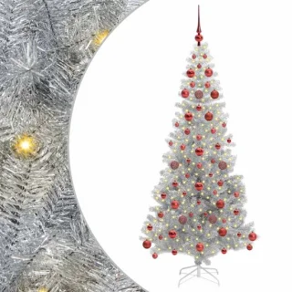 vidaXL kerstboom zilver 180 cm van PET