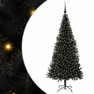 vidaXL Kerstboom zwart 180 cm PVC
