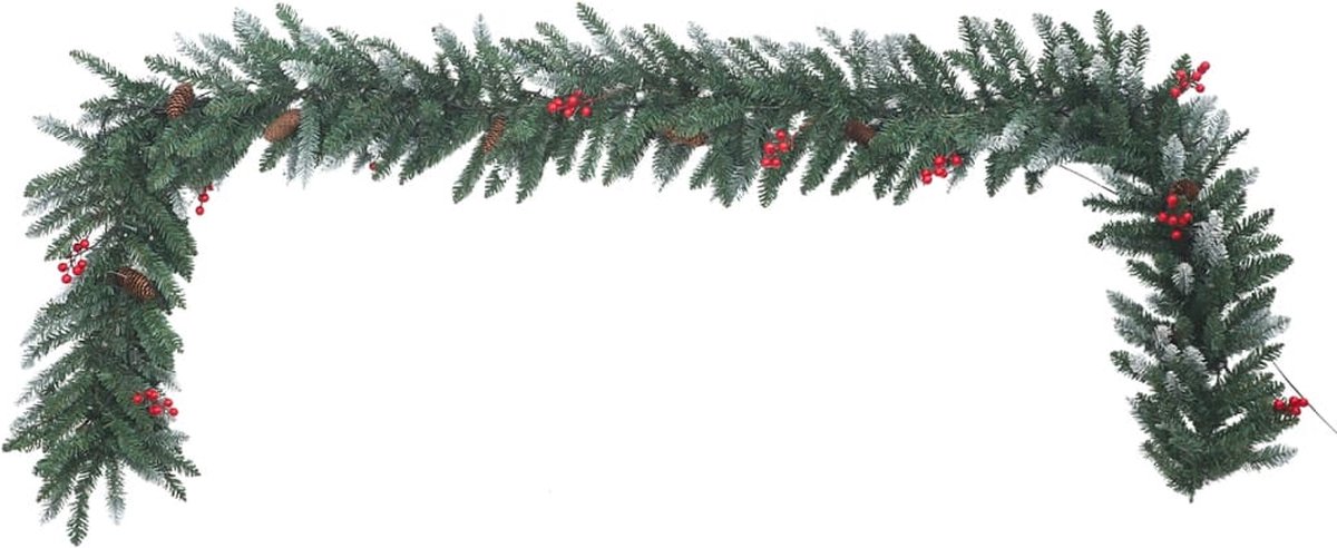 vidaXL Kerstdeurdecoratieset 4-delig PVC