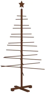 vidaXL KOTKA houten kerstboom 150 cm van bamboe en massief grenenhout