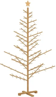 vidaXL KOTKA houten kerstboom van bamboe en massief grenenhout