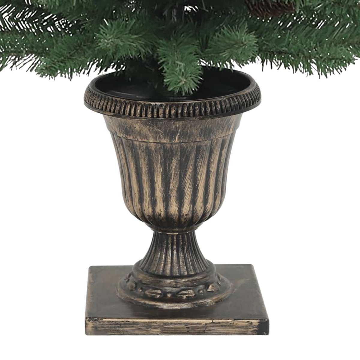 vidaXL Kunstkerstbomen set 2 stuks 120 cm groen