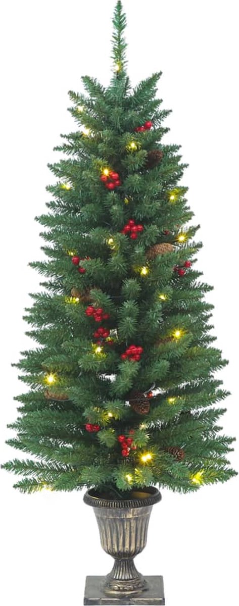 vidaXL Kunstkerstbomen set 2 stuks 120 cm groen