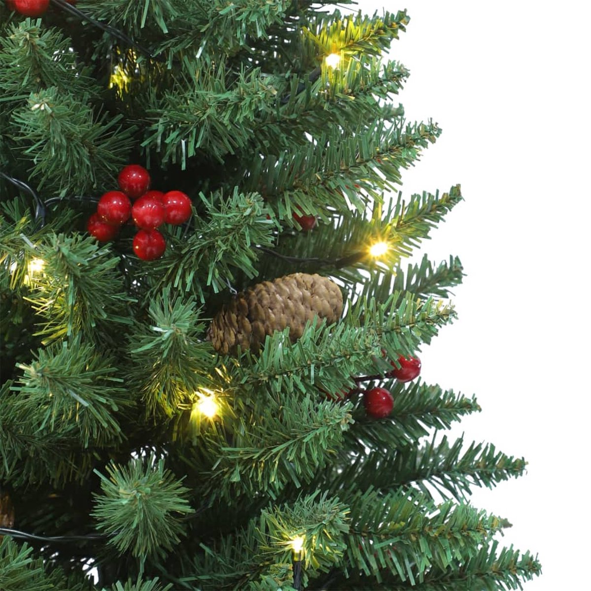 vidaXL Kunstkerstbomen set 2 stuks 120 cm groen