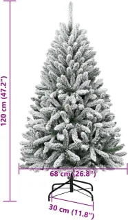 vidaXL Kunstkerstboom 120 cm