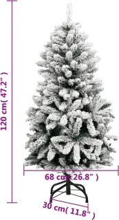 vidaXL Kunstkerstboom 120 cm