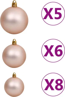 vidaXL Kunstkerstboom 120 cm