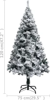 vidaXL Kunstkerstboom 120 cm groen
