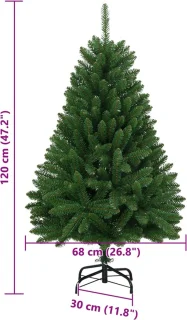 vidaXL Kunstkerstboom 120 cm groen