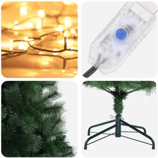 vidaXL Kunstkerstboom 120 cm groen