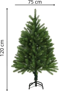 vidaXL Kunstkerstboom 120 cm groen