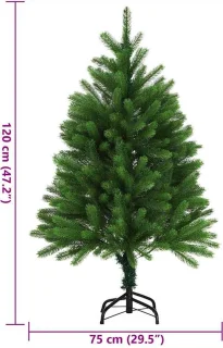 vidaXL Kunstkerstboom 120 cm groen