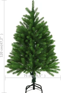 vidaXL Kunstkerstboom 120 cm groen