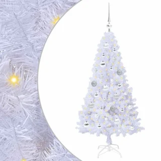 vidaXL kunstkerstboom 120 cm in wit
