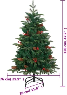 vidaXL Kunstkerstboom 120 cm