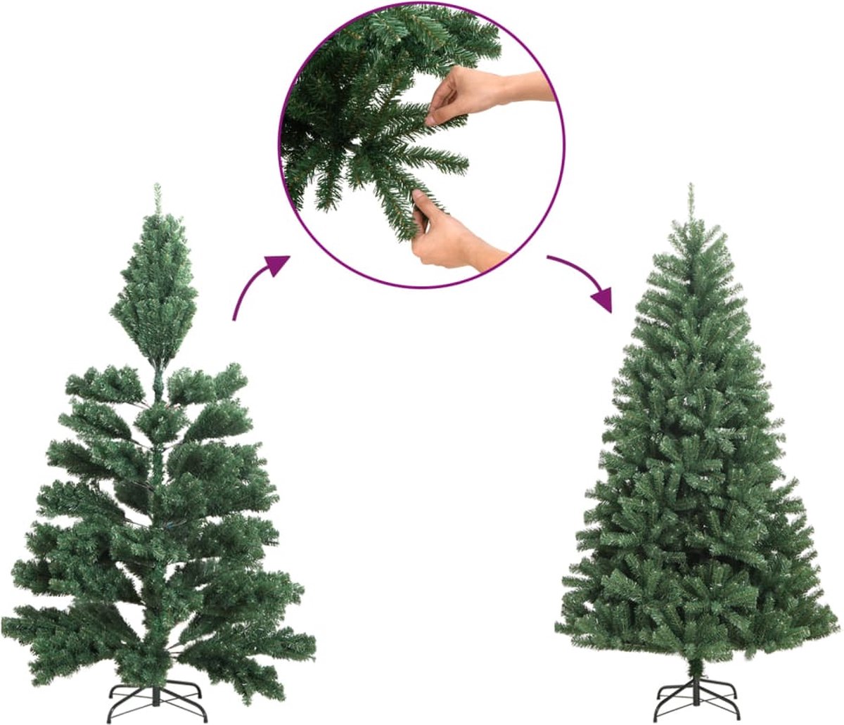 vidaXL Kunstkerstboom 120 cm LED
