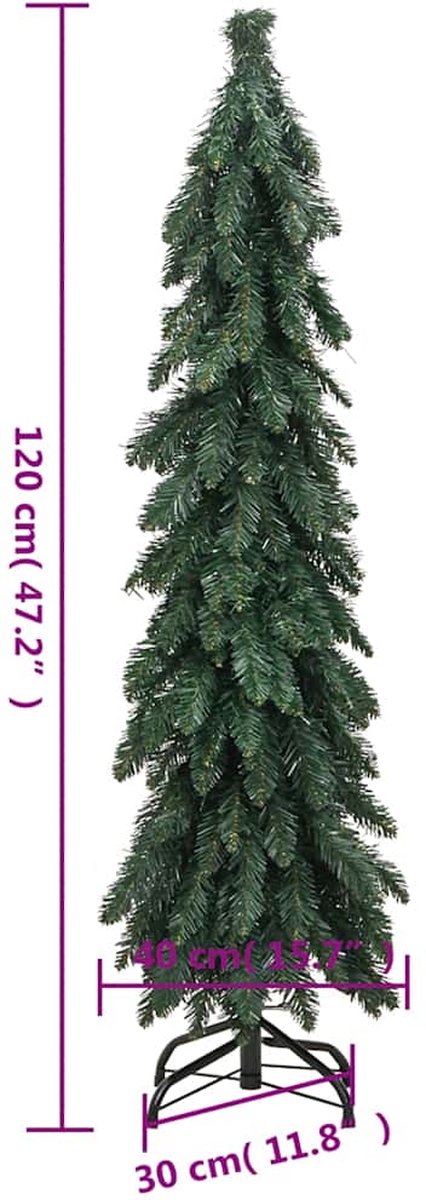 vidaXL Kunstkerstboom 120 cm LED