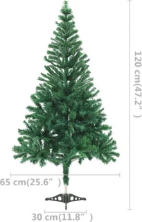 vidaXL Kunstkerstboom 120 cm