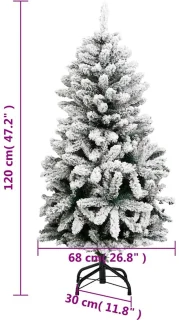 vidaXL Kunstkerstboom 120 cm met LED
