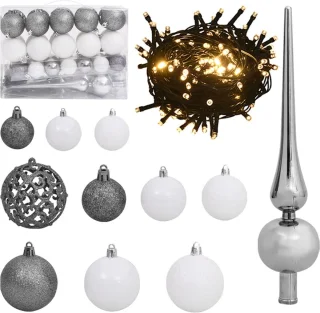 vidaXL Kunstkerstboom 120 cm met LED
