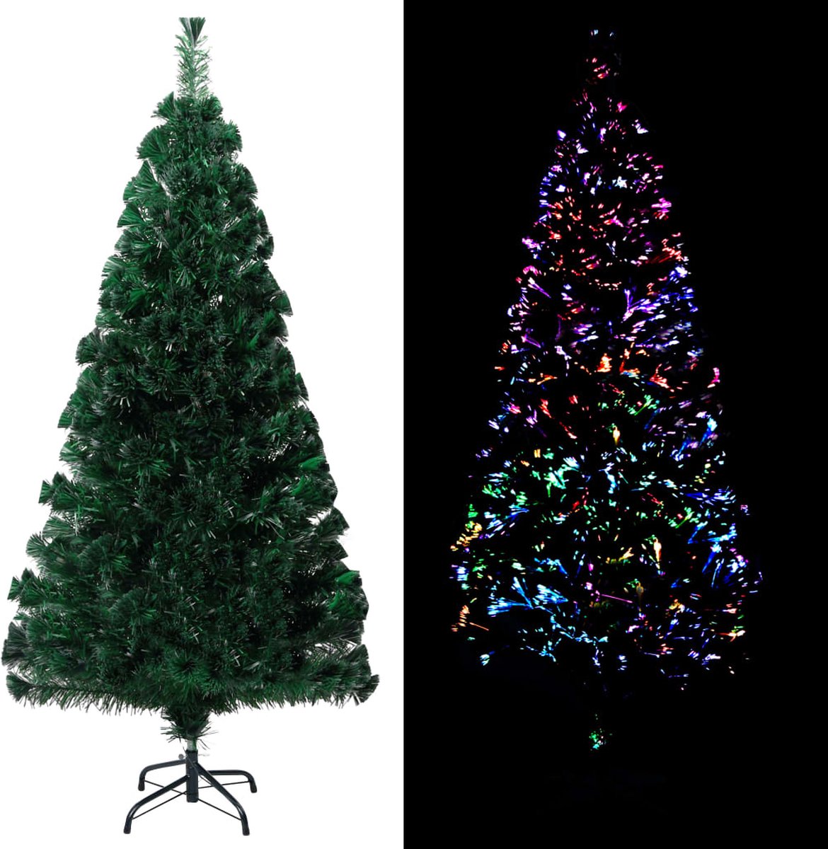 vidaXL Kunstkerstboom 120 cm met Standaard Groen