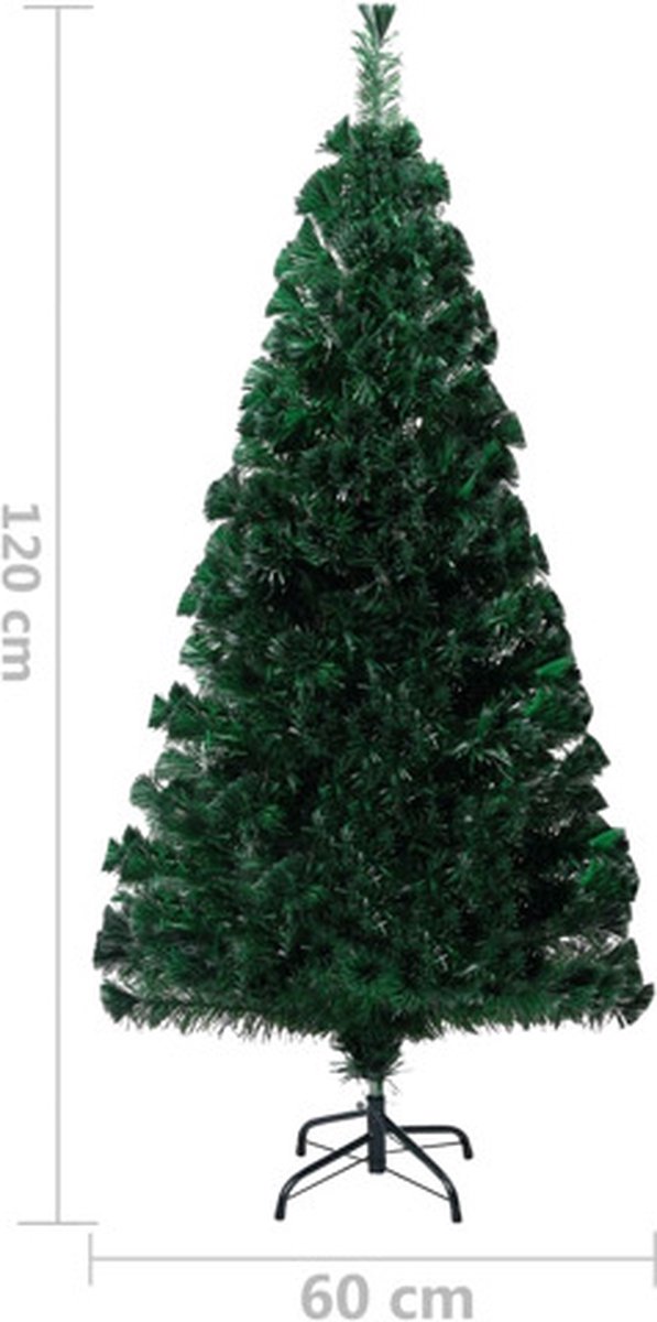 vidaXL Kunstkerstboom 120 cm met Standaard Groen