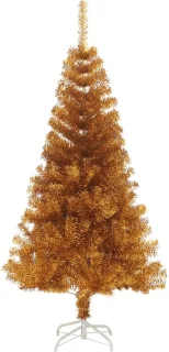 vidaXL Kunstkerstboom 120 cm PET goudkleurig