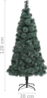 vidaXL Kunstkerstboom 120 cm PET groen