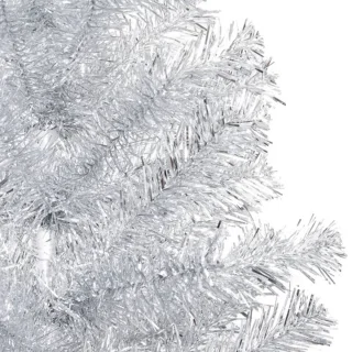 vidaXL Kunstkerstboom 120 cm PET zilver