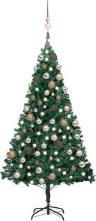 vidaXL Kunstkerstboom 120 cm PVC groen