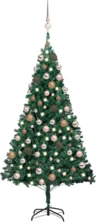 vidaXL Kunstkerstboom 120 cm PVC groen
